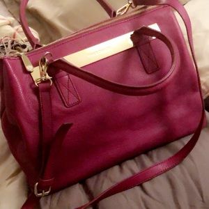 Handbag with long strap